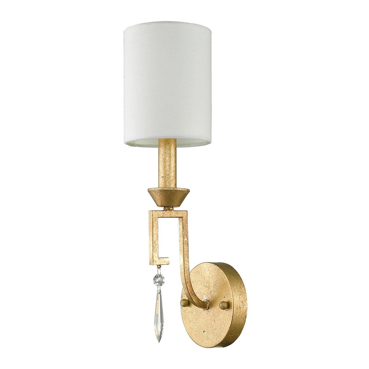 Kinkiet Lemuria postarzane złoto 1xE14x40W metal wym:45,1x12,7x11,4cm IP20 Gilded Nola