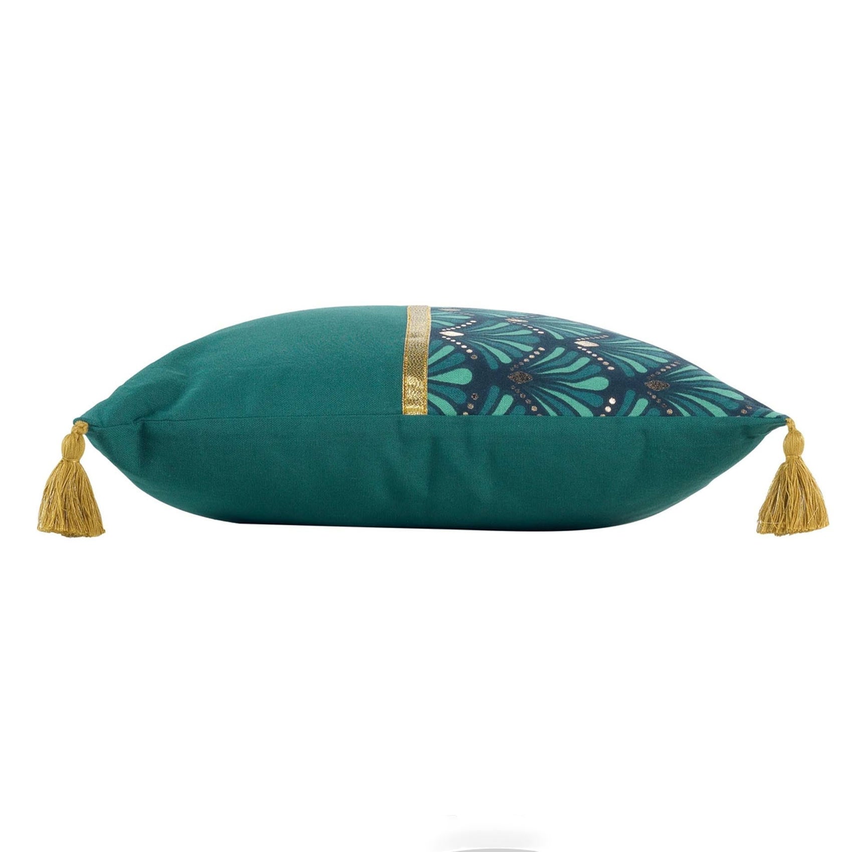 Coussin style art déco - Bleu - 40x40 cm - Coton - 2