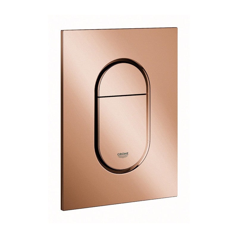 Clapeta WC Grohe 37624DA0, Arena Cosmopolitan, S, dubla, 130 x 172 mm, verticala, lucios, cupru