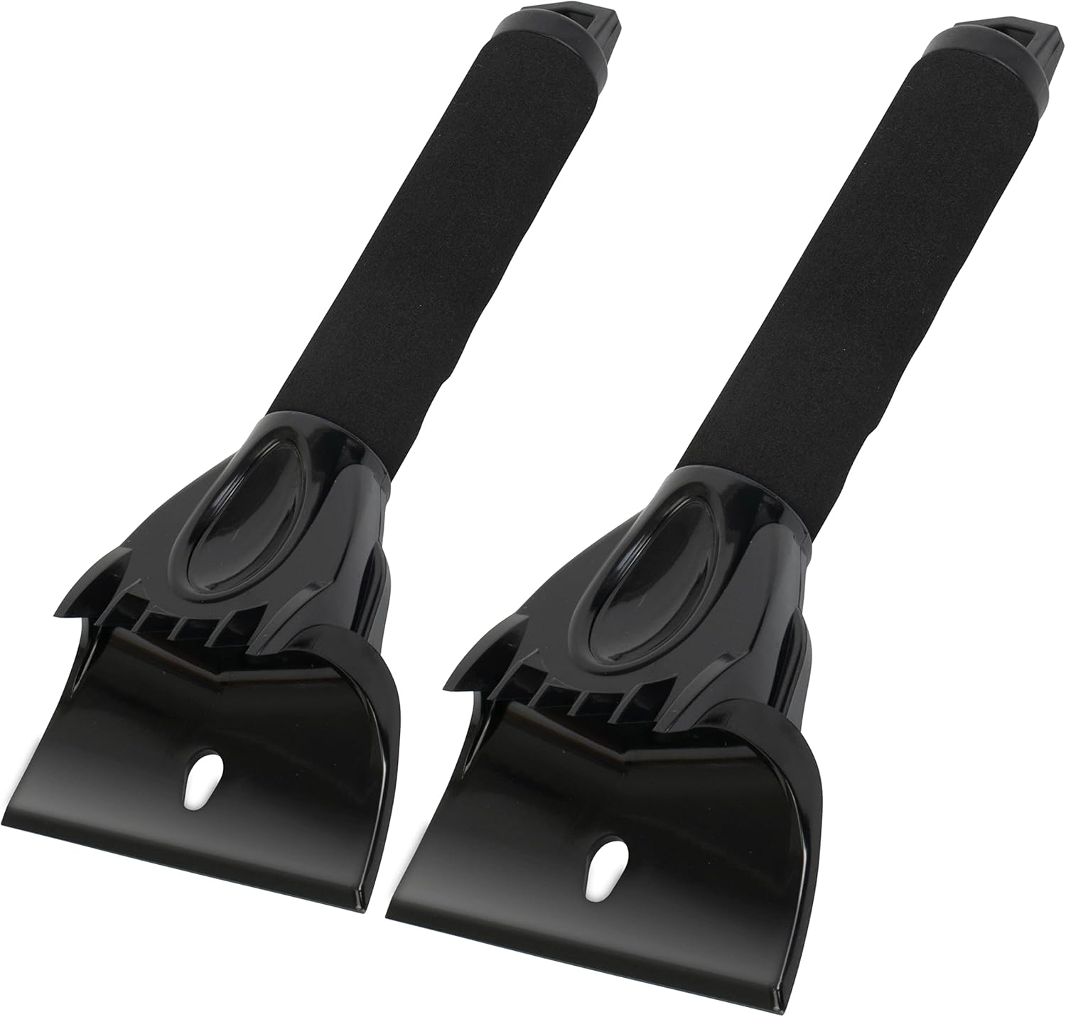 Zestaw 2 skrobaczek do szyb samochodowych, długość 24 cm, odporne na zarysowania, trwałe – skrobaczka do szyb samochodowych z ergonomicznym uchwytem,