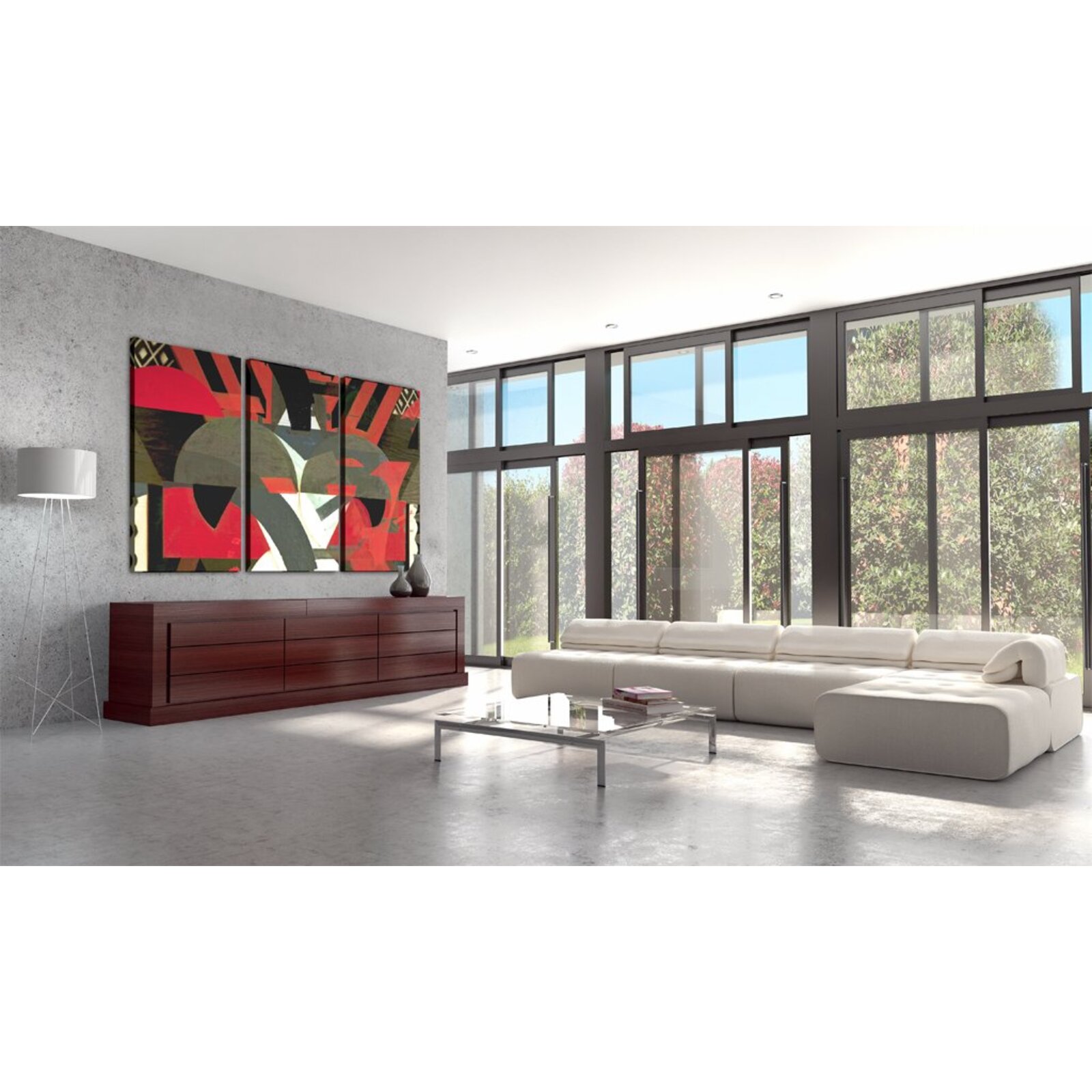 Tableau formes abstraites - 60 x 40 cm - 2