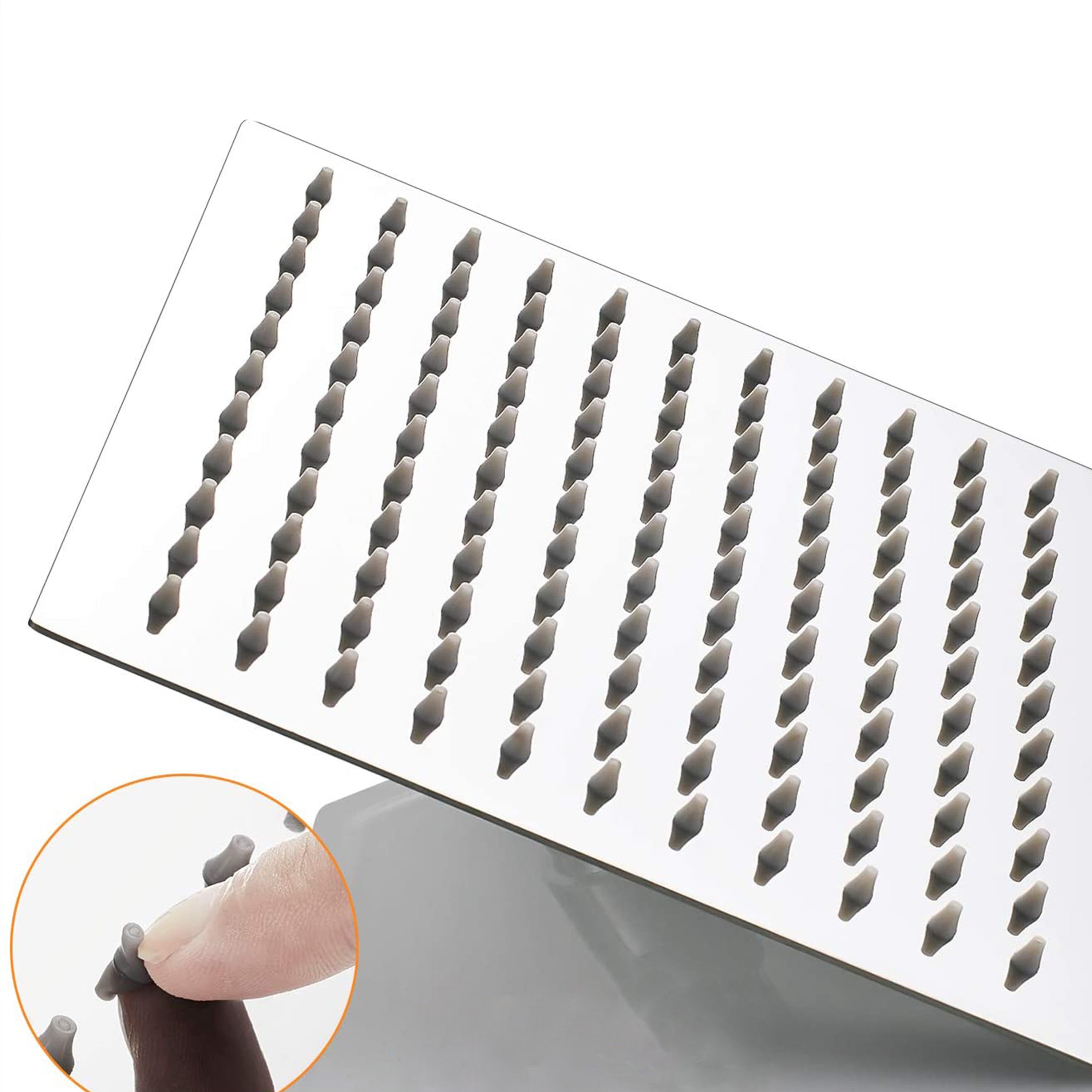 Aica Columna Ducha Termostato Cuadrado 730-1150mm Ducha Lluvia para Baño - 4