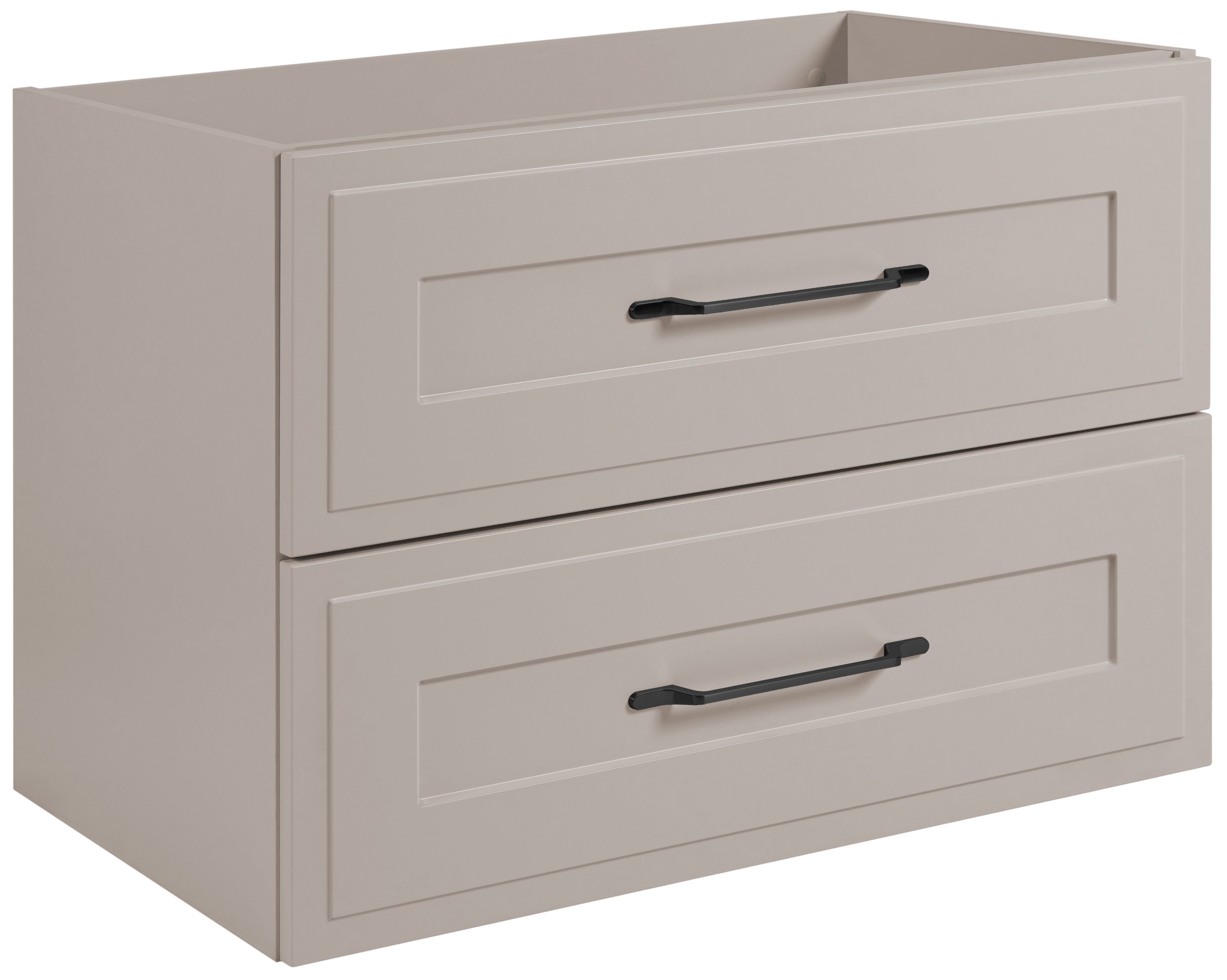 Mueble bajo lavabo de estilo clásico, cachemir, 80 x 57 x 46 cm