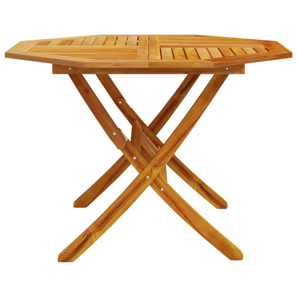 Table d'appoint d'extérieur rectangulaire en Bois Multicouleur 2 places - 5