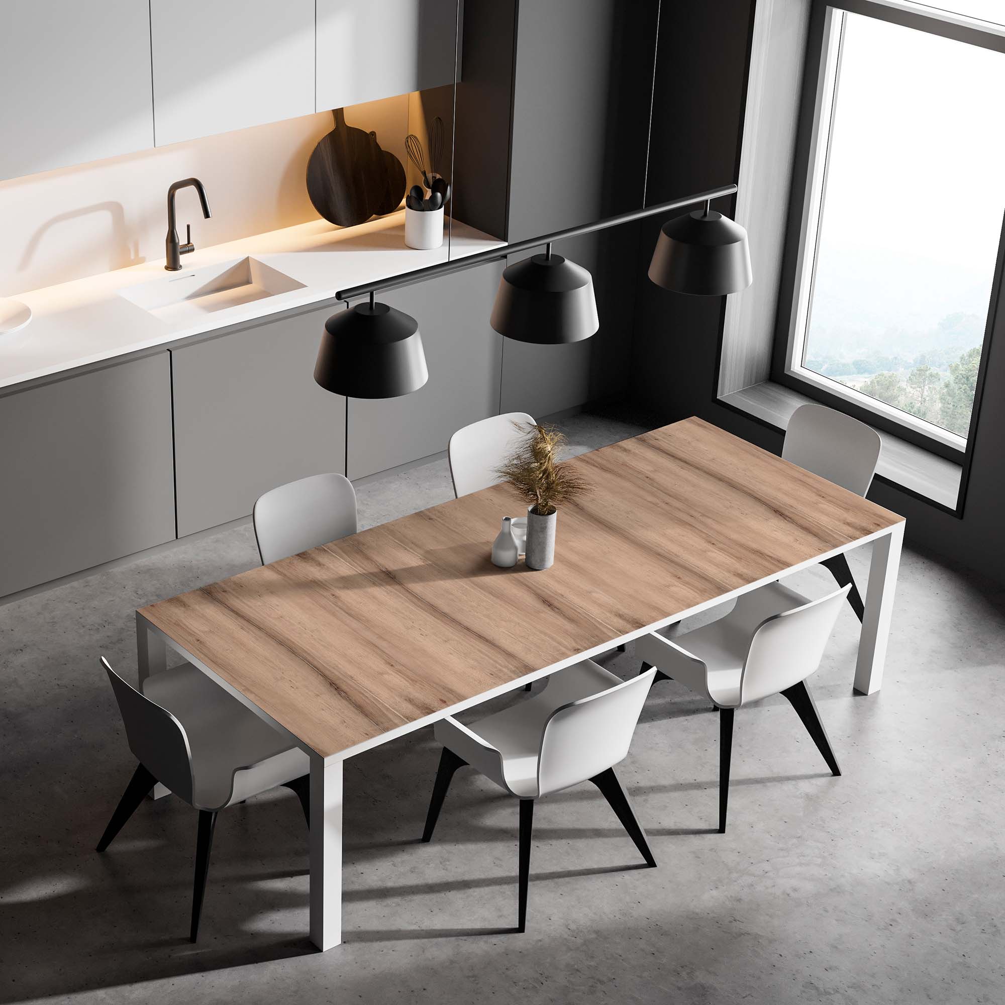 Vinilo autoadhesivo en rollo, removible y con tintas eco modelo madera hana 200x100 cm