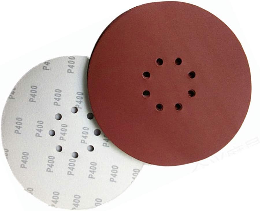 Disques De Ponçage à Grille Velcro 225 Mm - Pour Ponceuse à Long Cou - Marque SATC - Grain Carbure