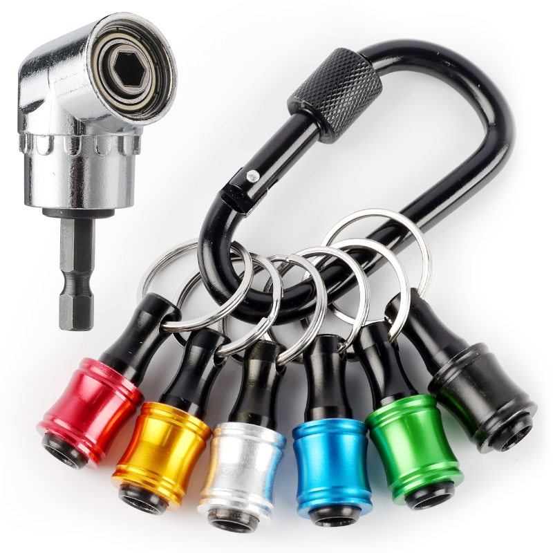Porte-clés Porte-embouts Tournevis – 8 Embouts Alliages Léger, Multifonction Et Futé