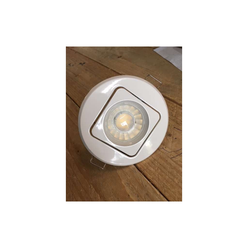 Spot Encastrable Rond Orientable Doré Pour Led Gu10, Sans Marque, Neuf