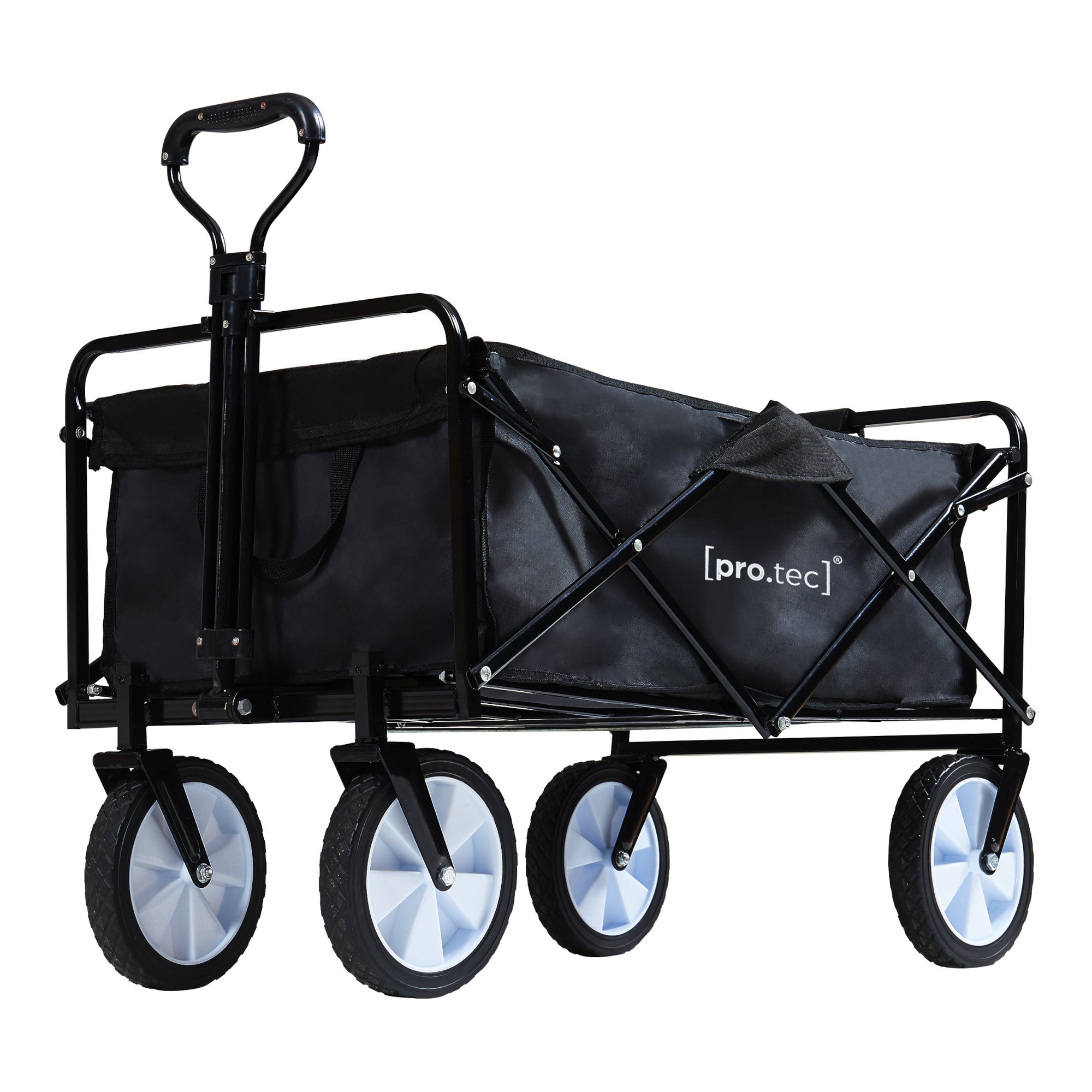 Chariot de jardin Stenlille pliable capacité de charge 80 kg noir pro.tec - 6