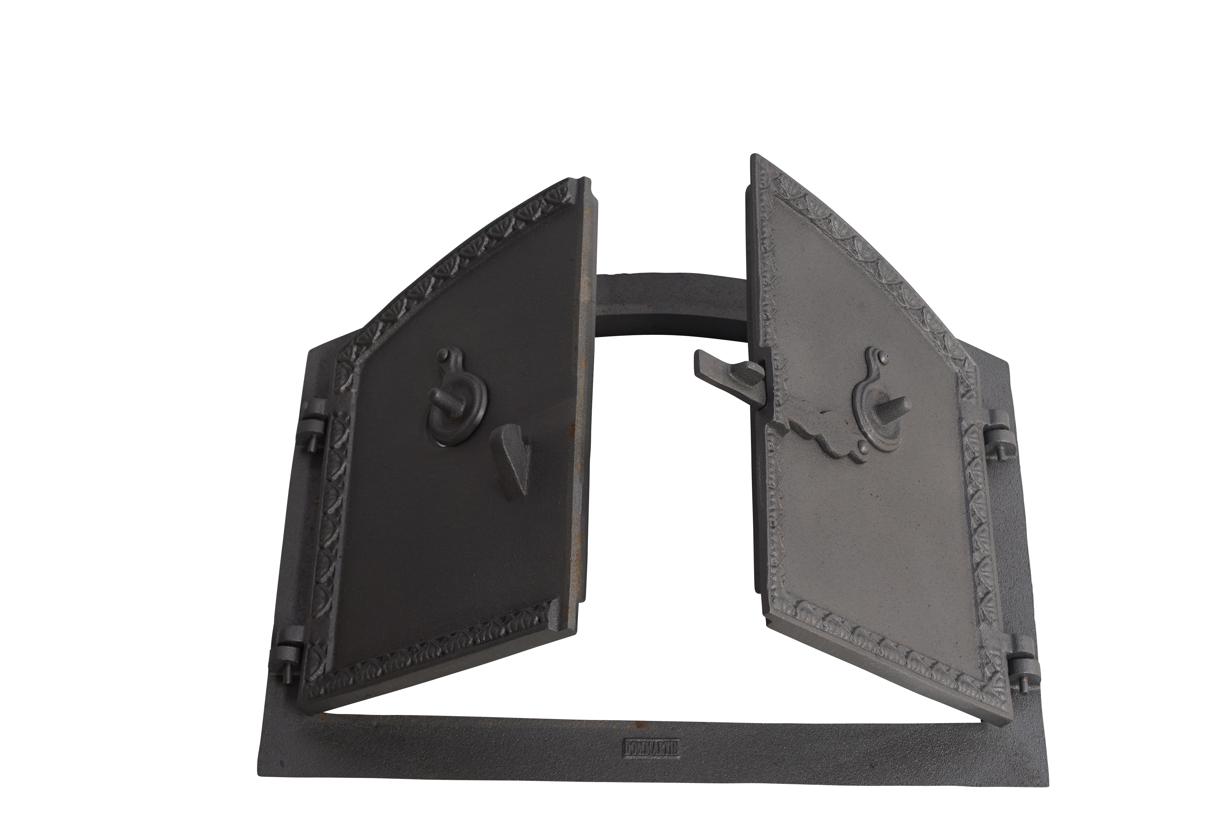 Home&Wood - Porta forno per pizza, 44 x 33 cm, in ghisa