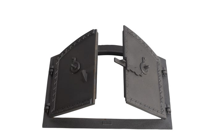 Home&Wood - Porta forno per pizza, 44 x 33 cm, in ghisa Home&Wood - Porta forno per pizza, 44 x 33 cm, in ghisa