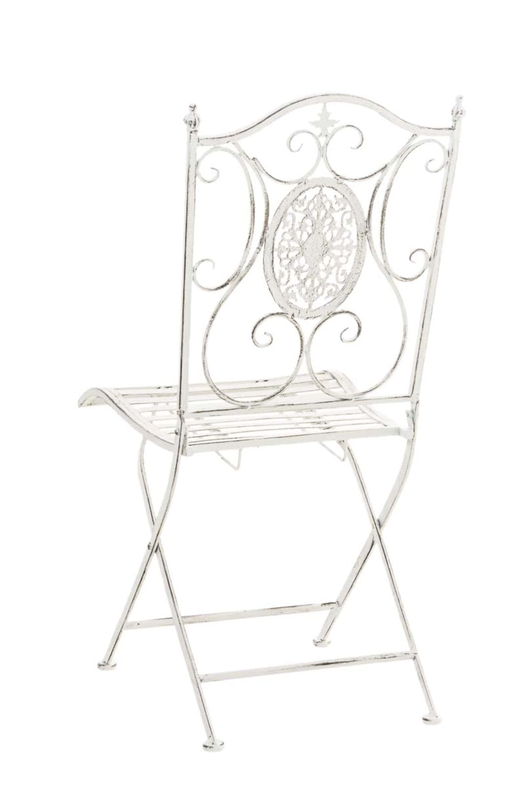 Set di 2 sedie Sibell bianche antiche - 5