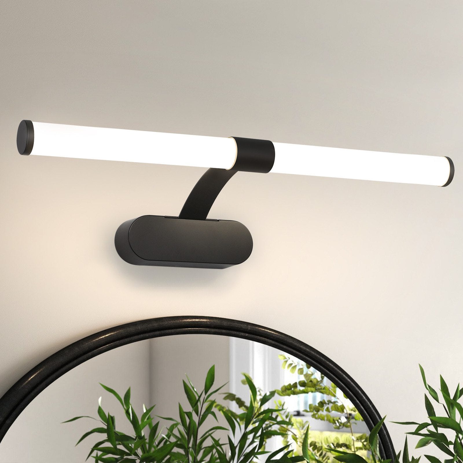 Éclairage Miroir Applique Murale IP44 LED Luminaire de Salle Bain Laiton Opale Éclairage Miroir Applique Murale IP44 LED Luminaire de Salle Bain Laiton Opale