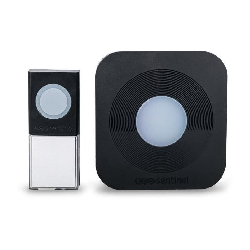Carillon sans fil - SCS SENTINEL - 200 metres - SimplyBell - Noir - 2