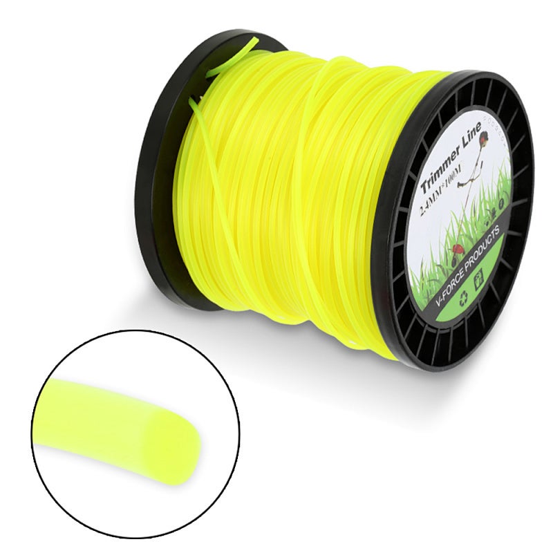 Żyłka do krawędziarki 2,4 mm okrągła nylon 100 m do regularnej pracy