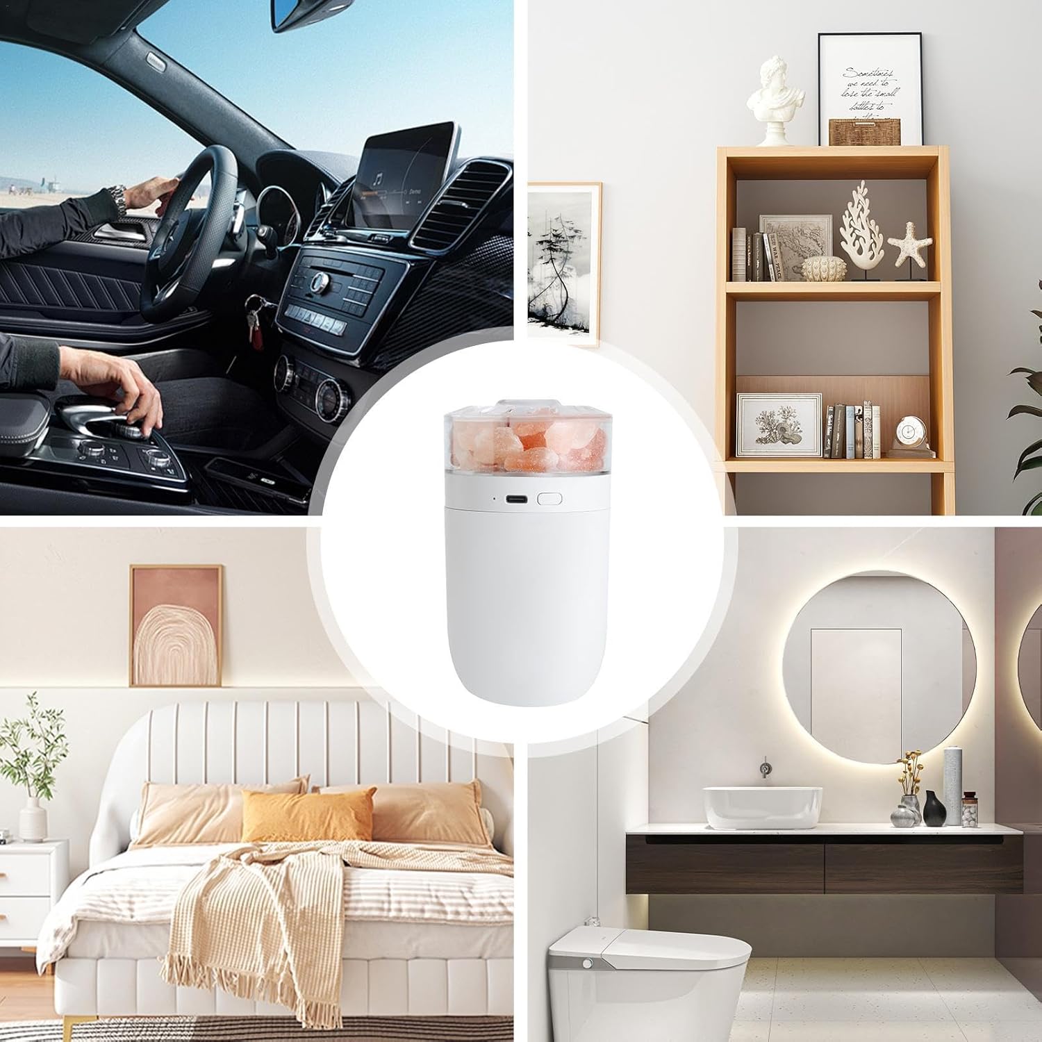 Humidificateur à Vapeur Froide Avec Lumières LED - Une Brume Apaisante