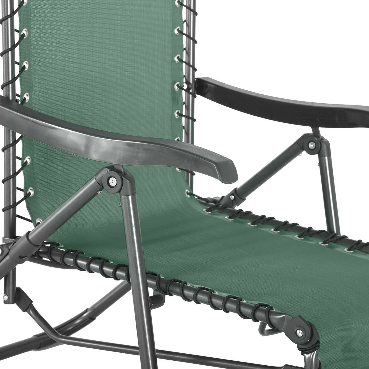 Fauteuil relax de jardin Silos Vert olive - Hespéride - 4