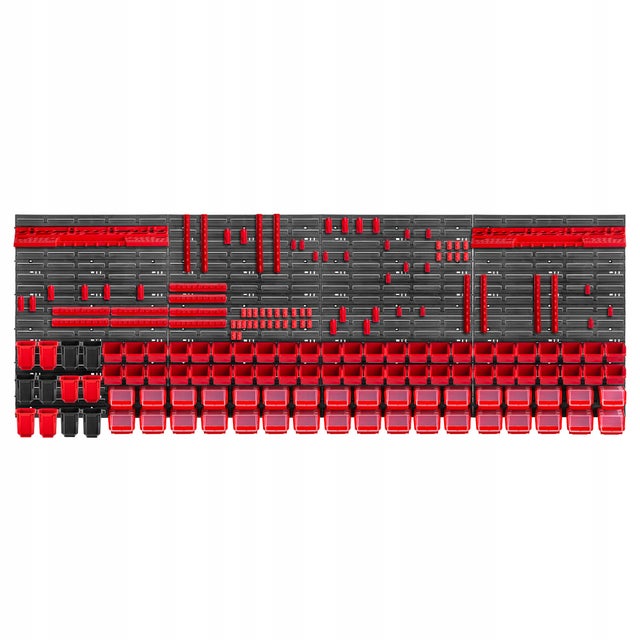 TABLICA NARZĘDZIOWA ŚCIANKA WARSZTATOWA 232x78 cm 82 KUWET 80 UCHWYTY GARAŻ