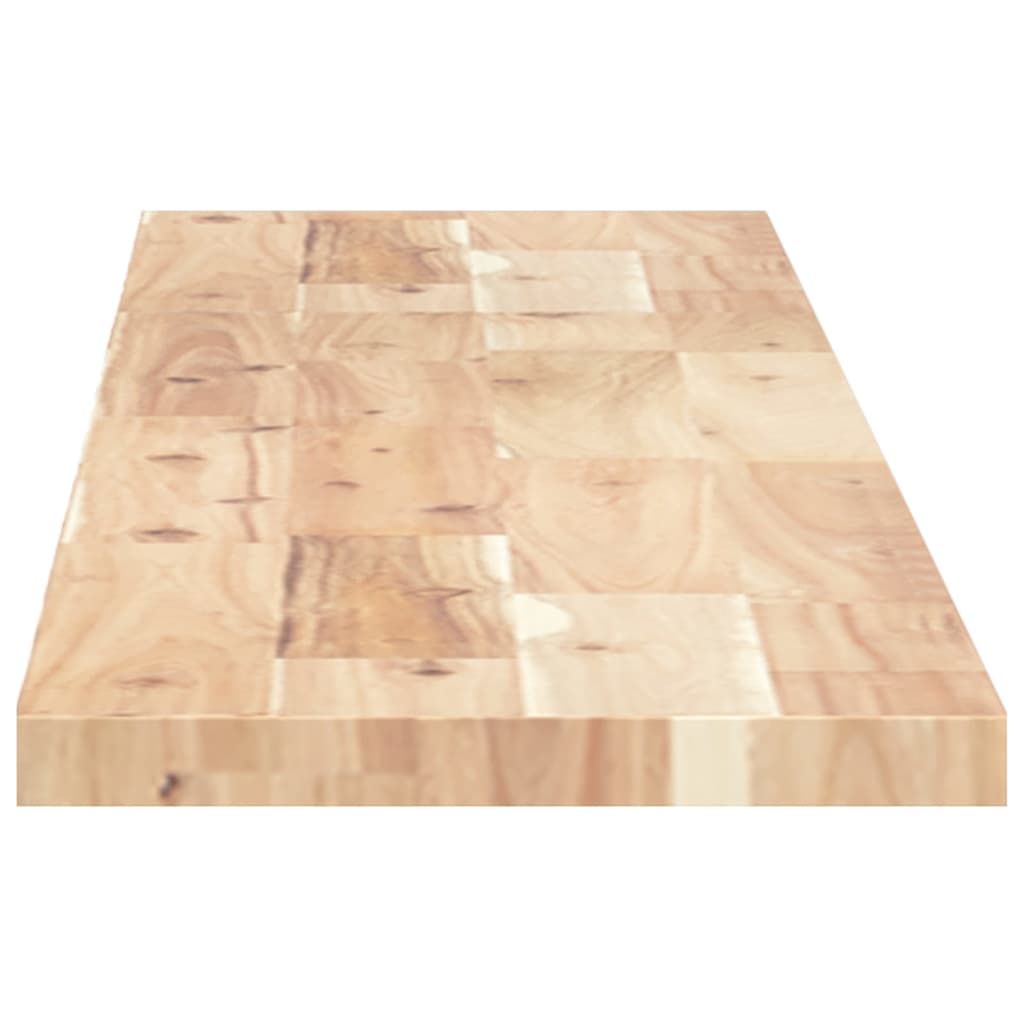 2 pcs Étagères murale | Étagère flottante | Étagères de rangements 120x20x2 cm acacia massif non traité CFW20667 - 5