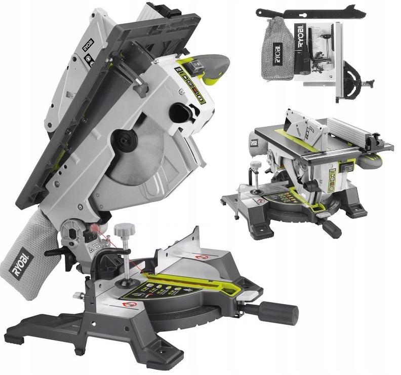 Scie combinée table et onglet électrique RYOBI 1800W 254mm RTMS1800-G - 6