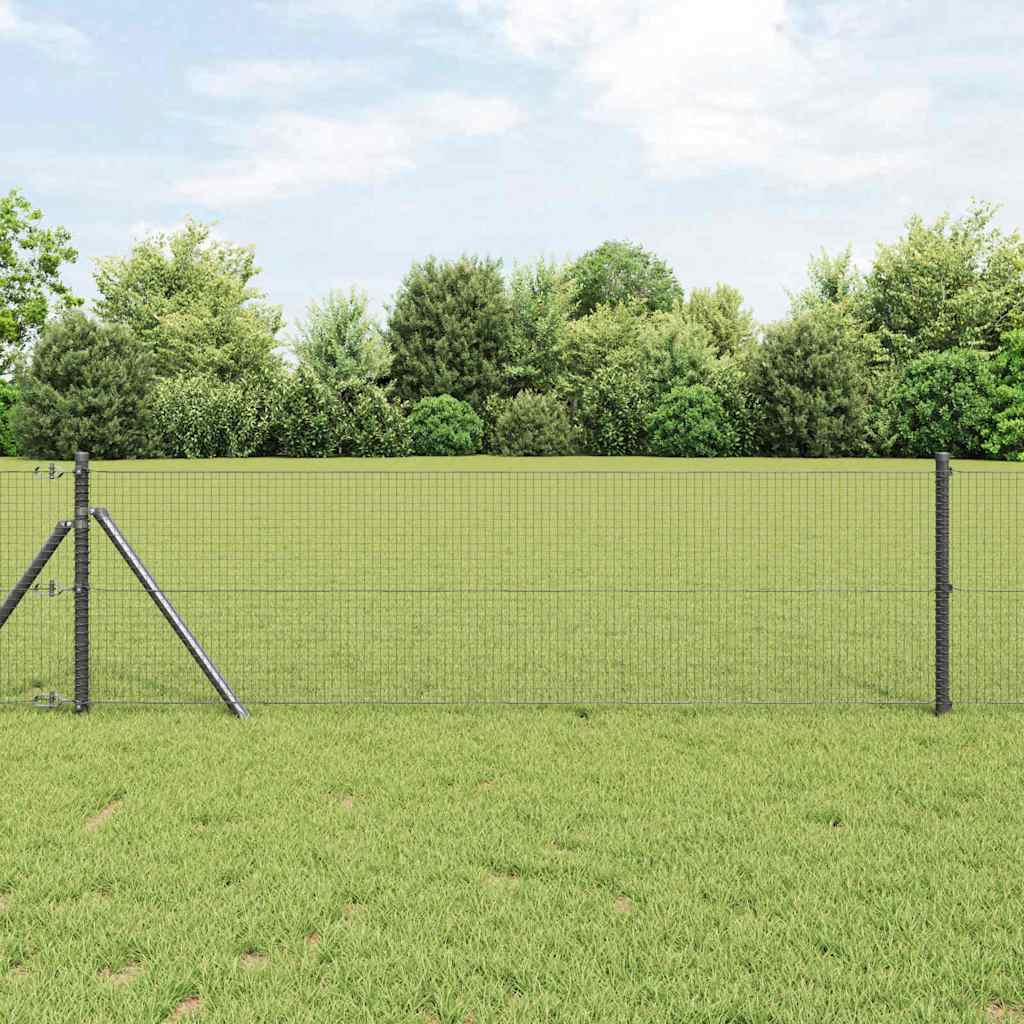Clôture en fil d'acier soudé gris 0,5 x 100 m - COMFORTXL - 2