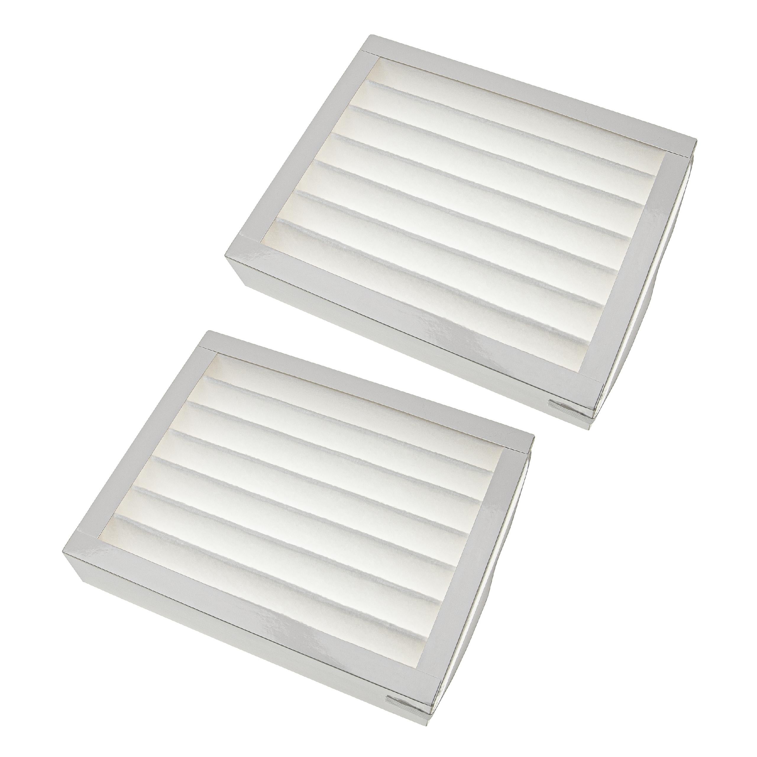 Lot De 4 Filtres G4/F7 Pour Zehnder ComfoAir 70 - Vhbw - 19x10x3 Cm - Blanc