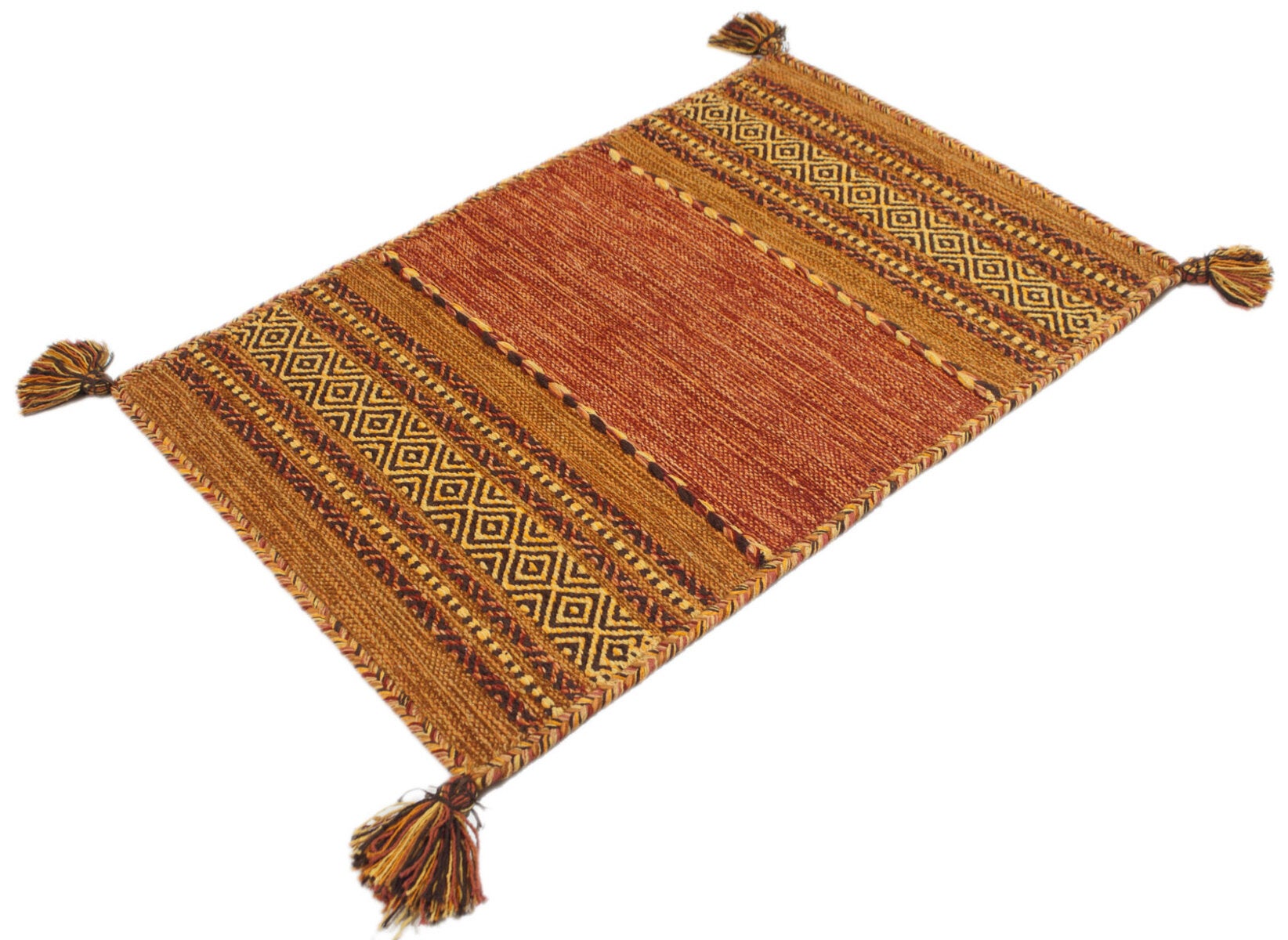 Kilim Lory tribal 100% bawełna, indyjski, ręcznie robiony 170x110 cm