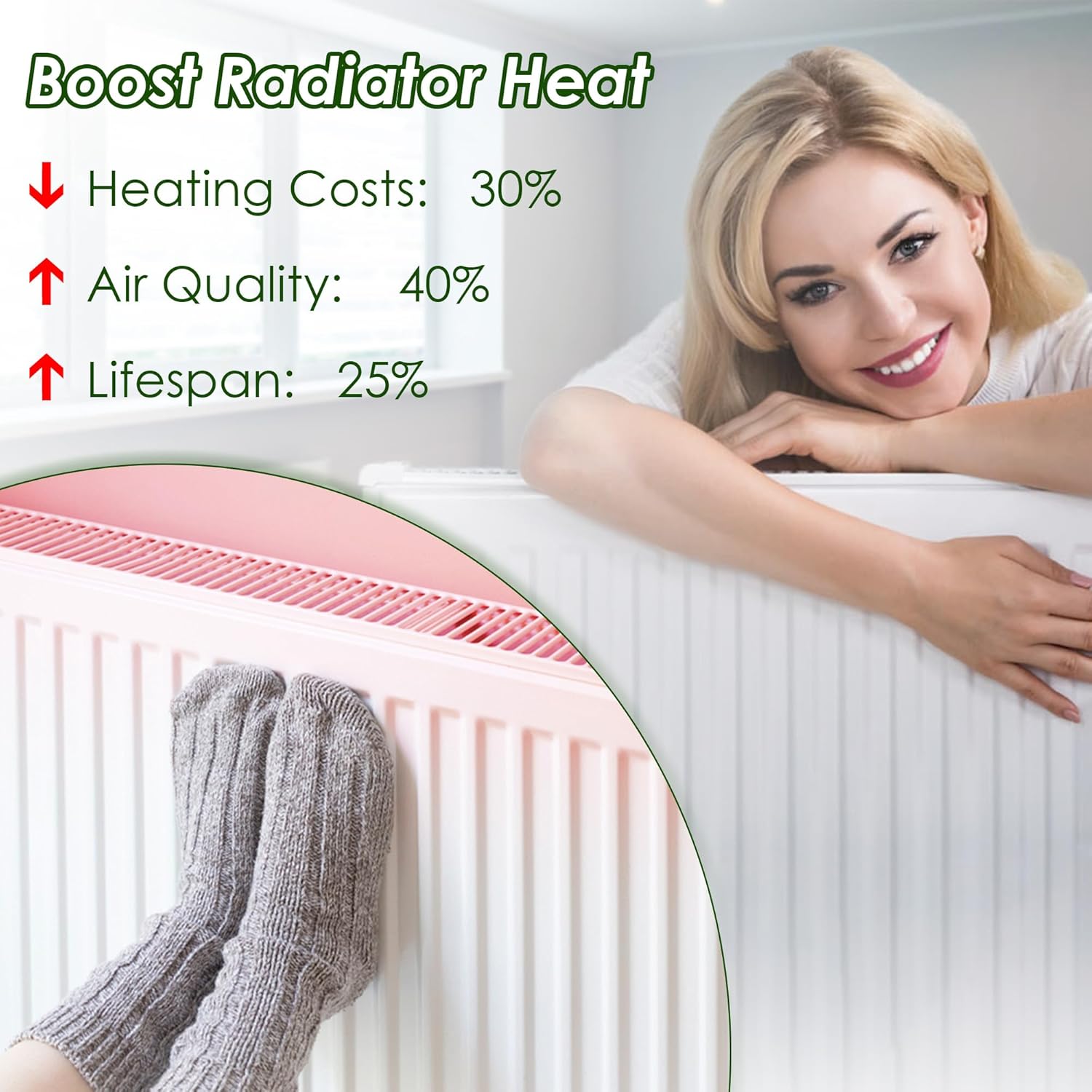 Brosse de nettoyage flexible pour radiateur 81 cm en poils de sanglier avec tête en silicone et tube de protection pour éviter les rayures et nettoyer - 5