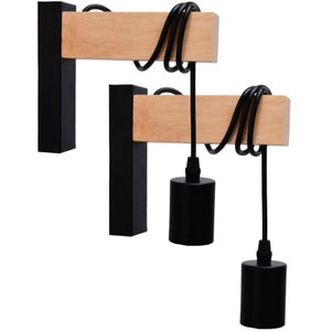 Lot De 2 Appliques Décoratives En Bois Sculpté Fleuri - 16x7.5 Cm - Pour Embellir Meubles, Portes