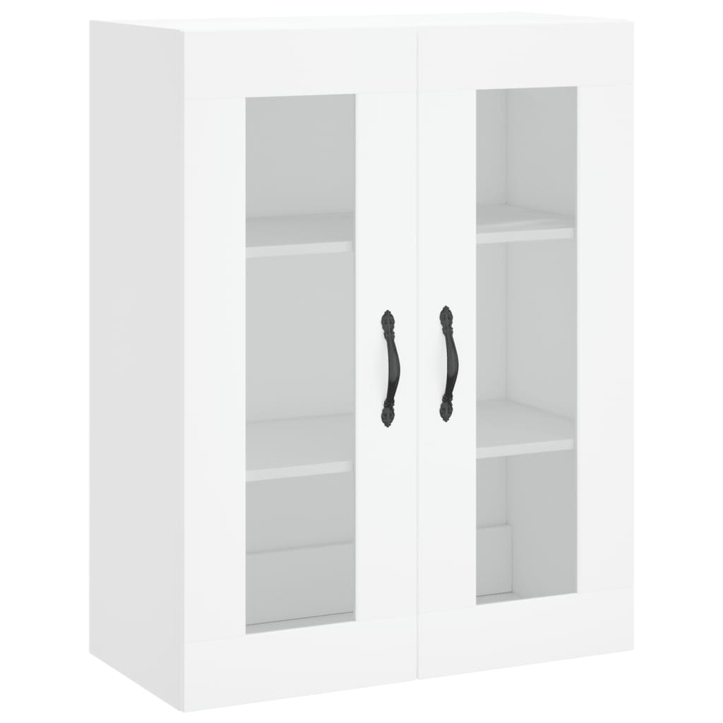 Buffet haut Blanc 69,5x34x180 Bois d'ingénierie - 5