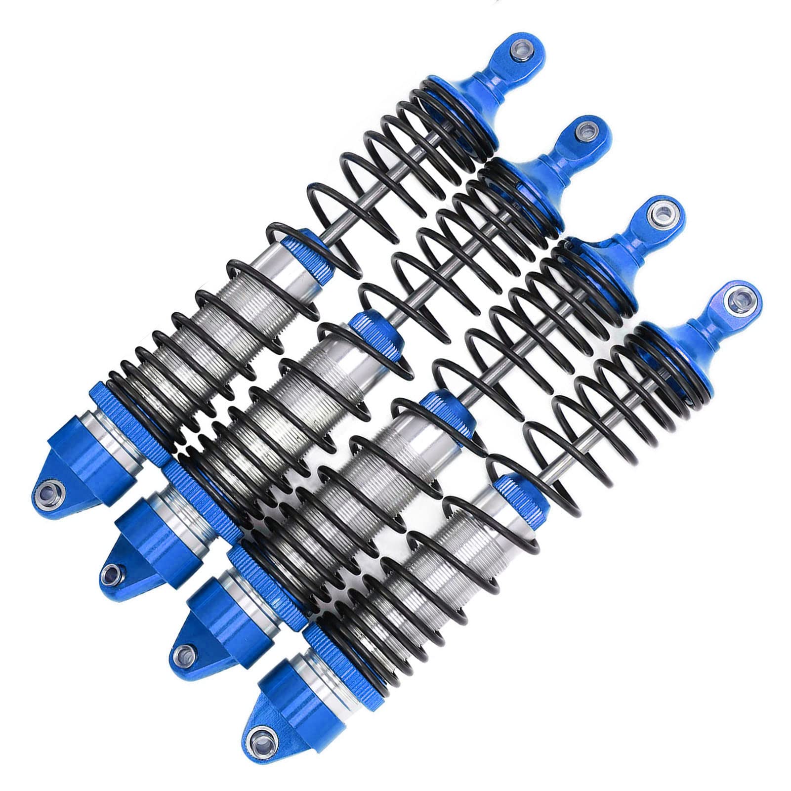 Set di ammortizzatori RC Ammortizzatore anteriore e posteriore in lega di alluminio per TRAXXAS UDR (blu scuro) - 4