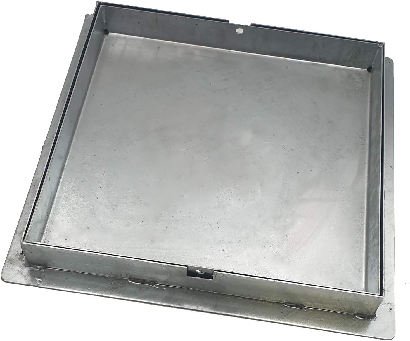 Chiusino Zincato Porta Pavimenti 20x20cm - Botola A Scomparsa Con Maniglia - Foto 4