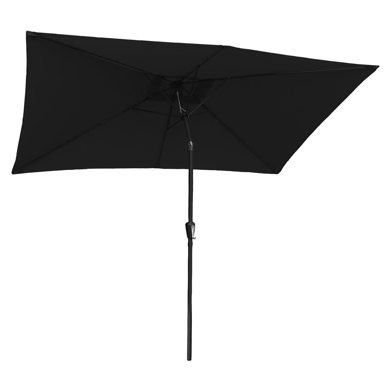 Parasol droit HAPUNA rectangulaire 2x3m noir - 3