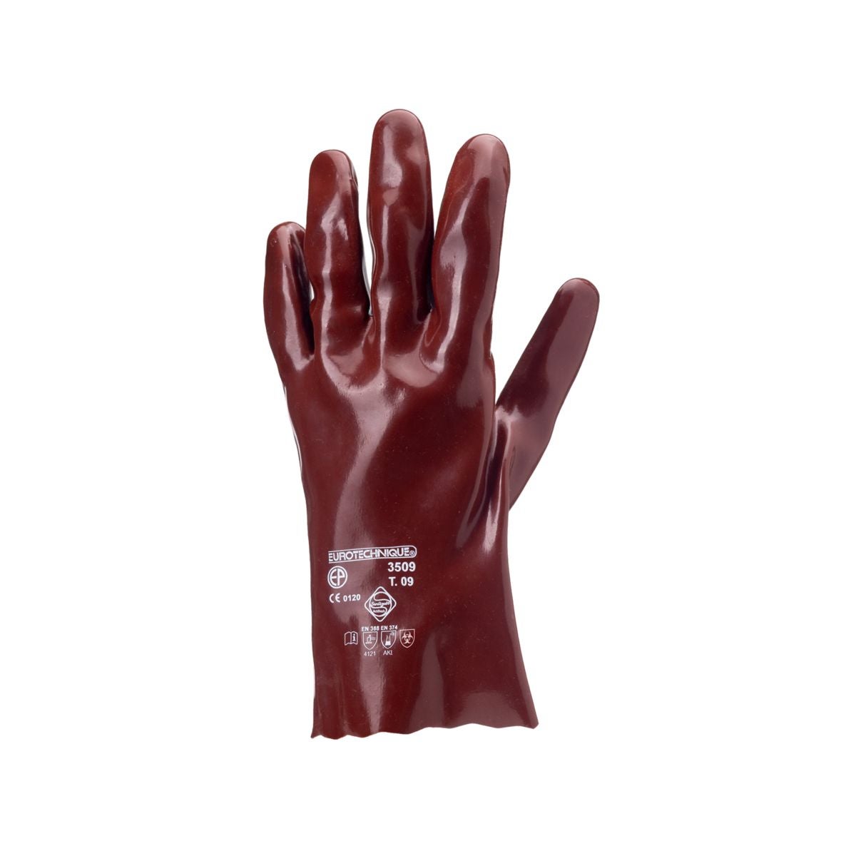 Gants PVC rouge enduit 27 cm Actifresh - Coverguard - Taille XL-10 ...