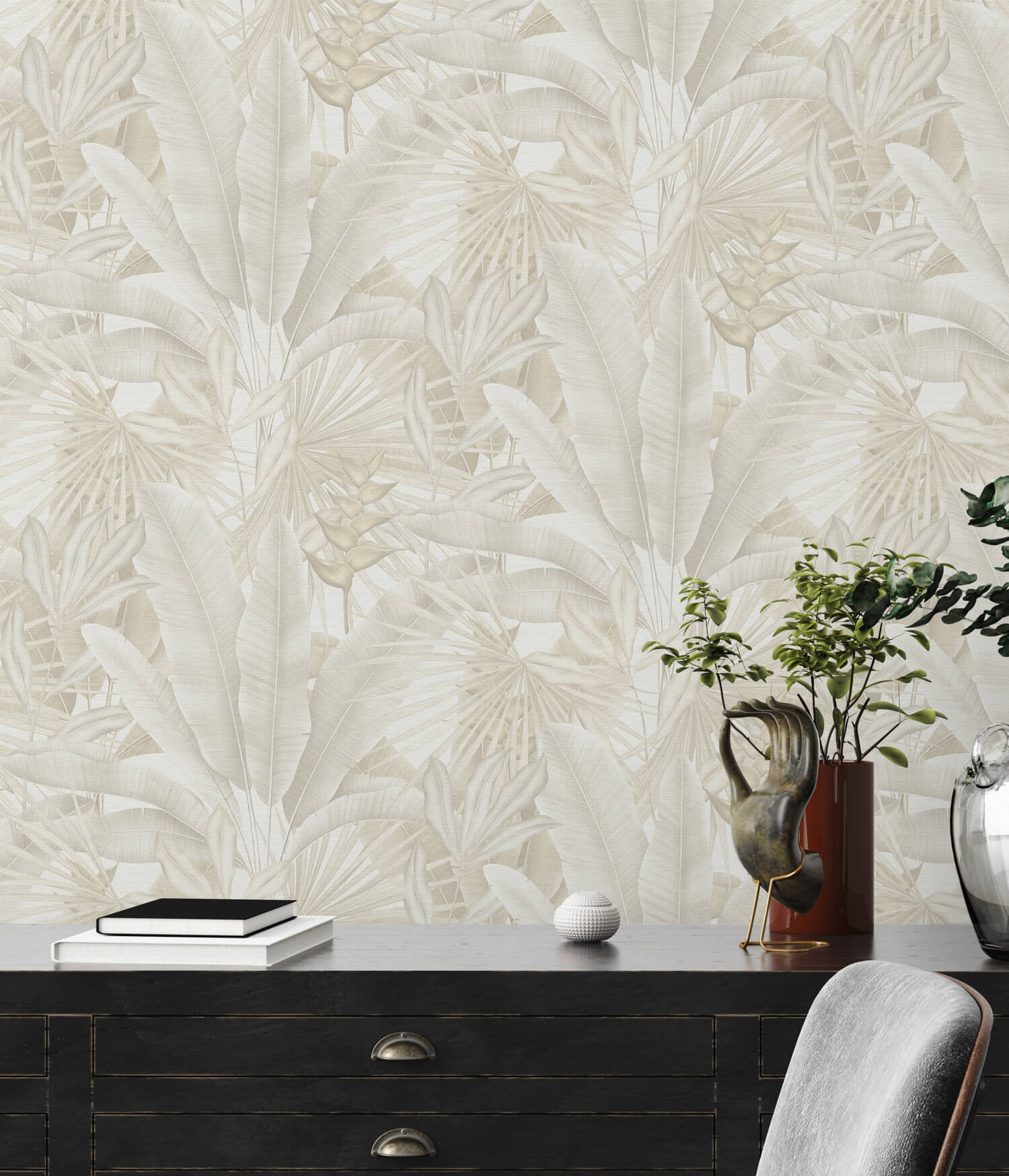 Profhome 396474-GU Papel pindo naturaleza ligeramente texturado mate 5,33 m2 - 6