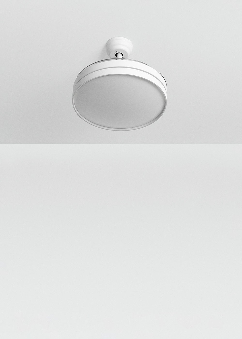 WIND CLEAR M - Ventilador de teto 40W com lâminas retrácteis silenciosas e luz LED de vários tamanhos - Com luz - com wifi - 5