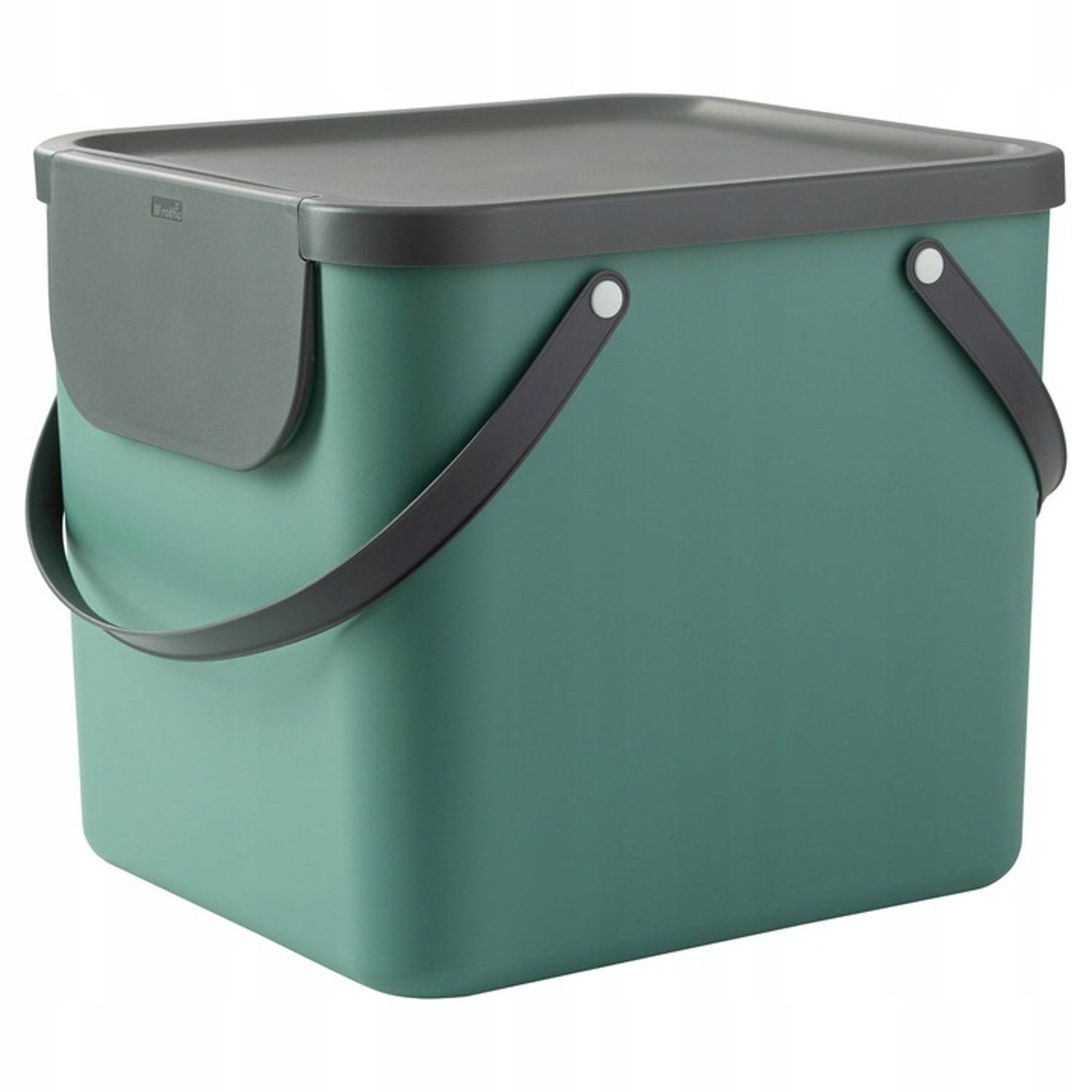 Cubo Reciclaje Apilable Albula 40l Verde Leroy Merlin