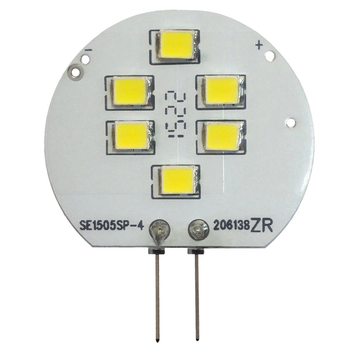 Żarówka LED SMD G4 1.5W kapsułka mleczna Zimna biel 6400K 120lm Polux