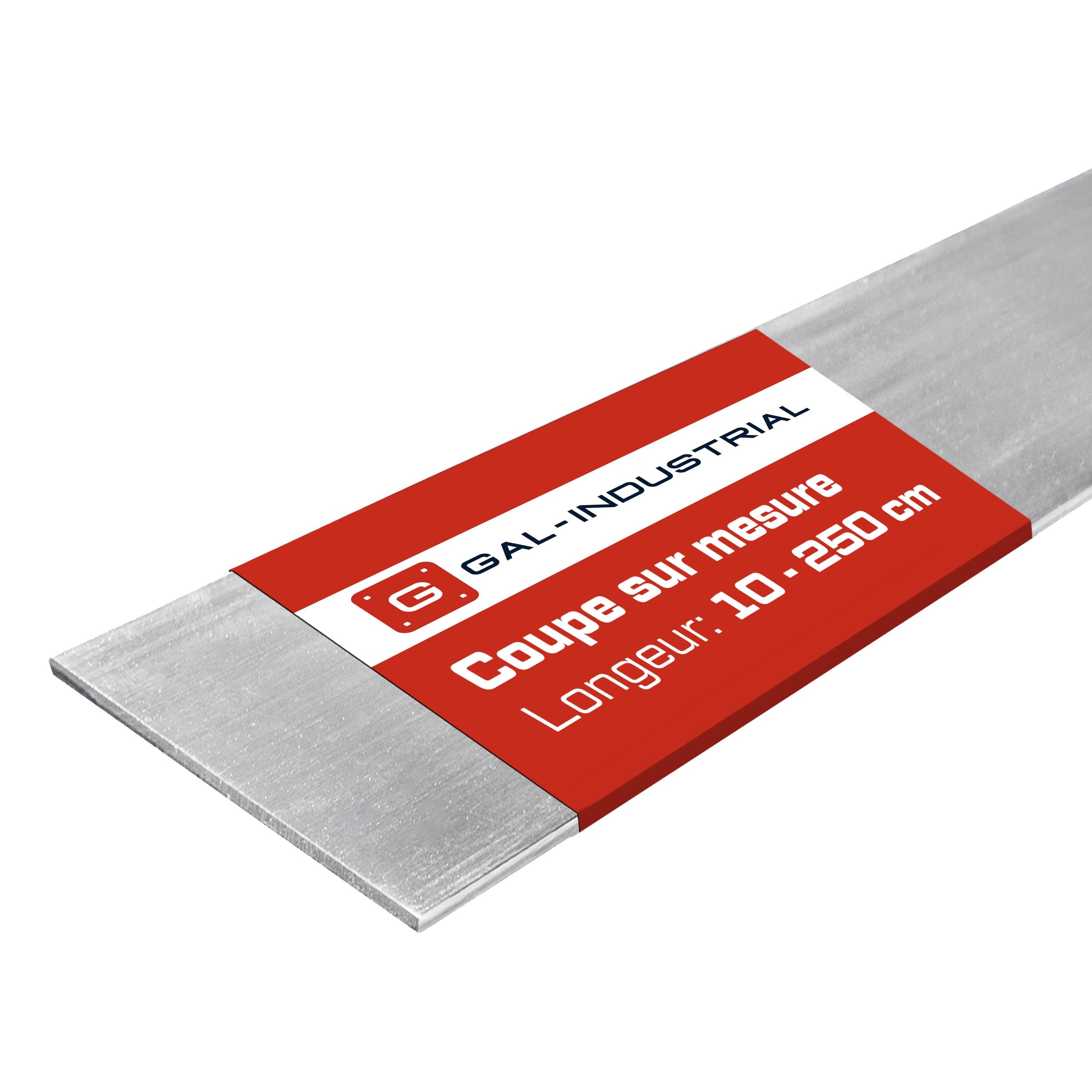 Barre plate en aluminium 20x3 mm 190 cm Profilé en aluminium + découpe sur mesure - 2