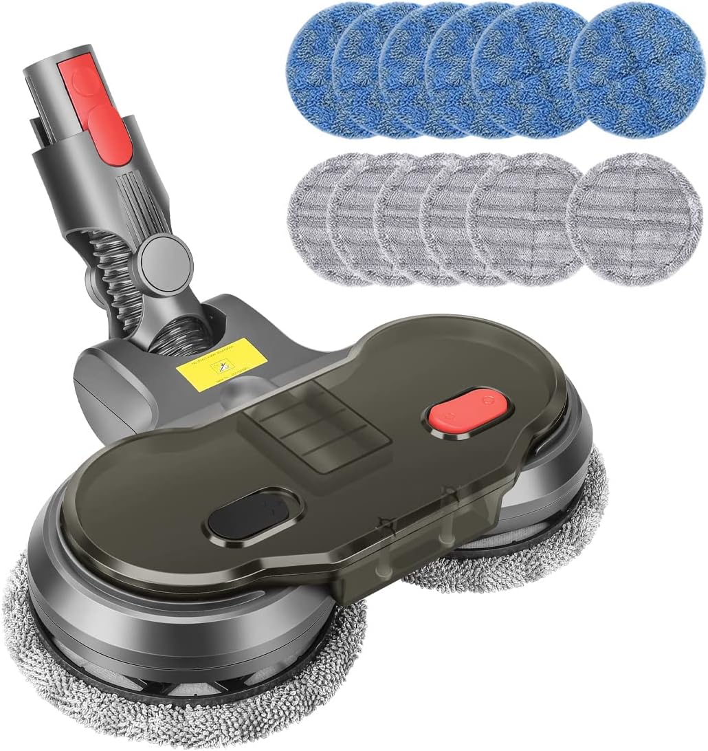 12 sztuk elektrycznych ściereczek do mopa do odkurzacza Dyson V11 V10 V15 V8 V7 (bez mopa)