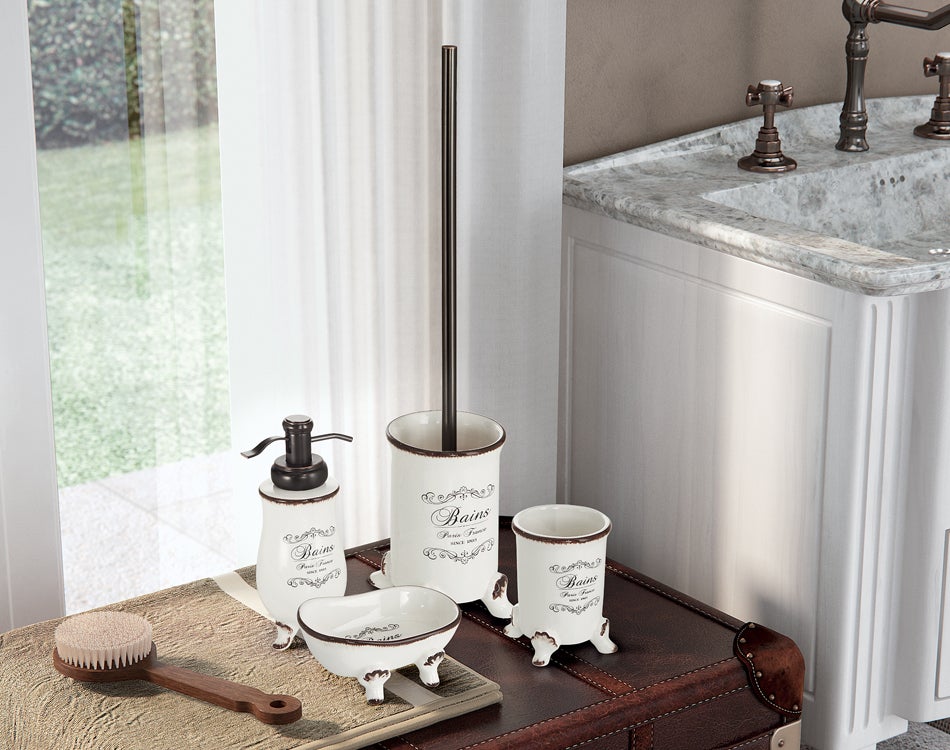 Porta Sapone In Ceramica Karima - Bianco, Design Elegante Per Bagno - Foto 4