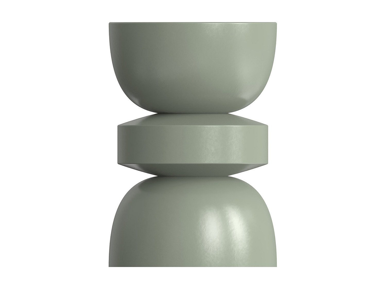 Stolik pomocniczy z metalu - Zielony - TUVAMI