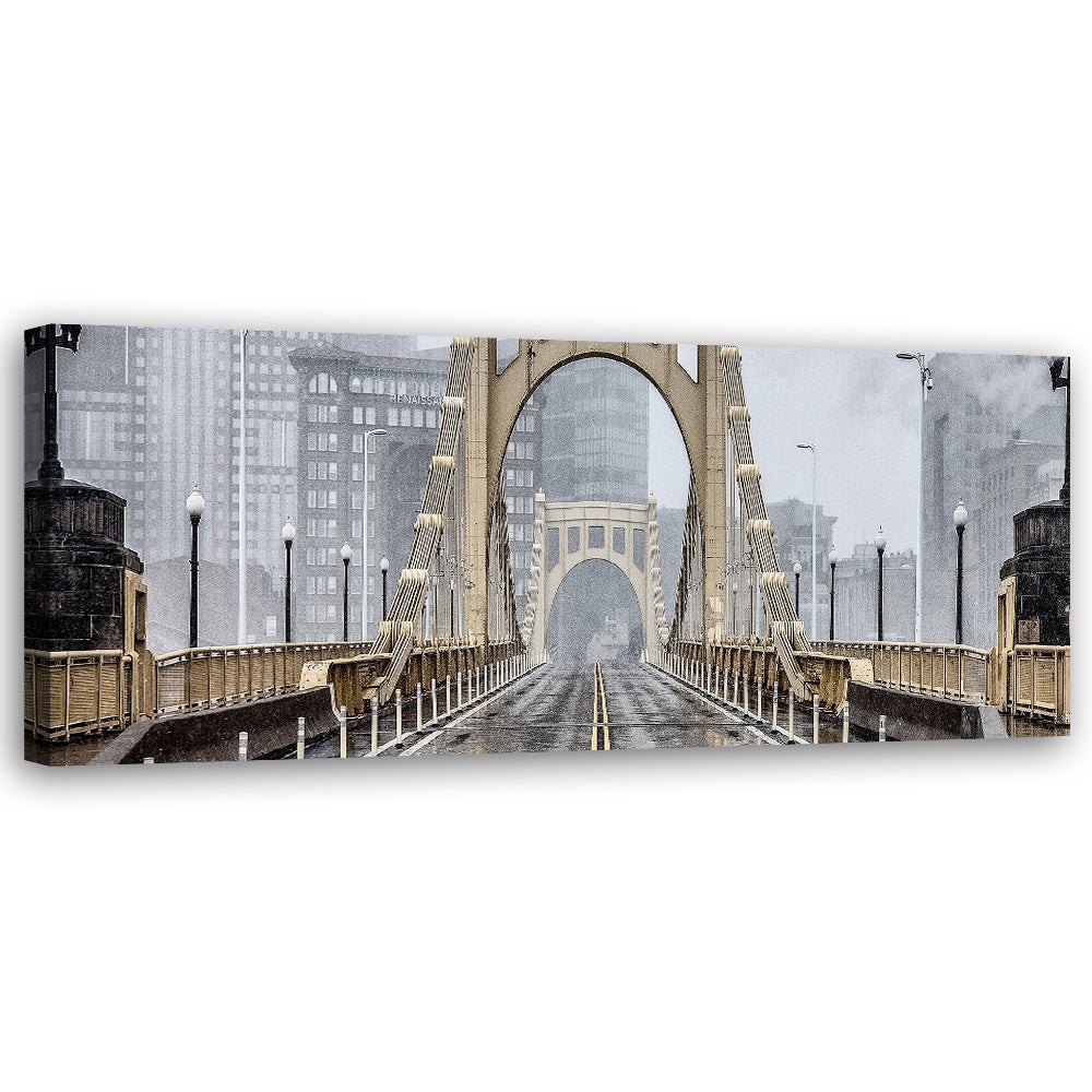 Obraz na płótnie, Most Brookliński NY 120x40