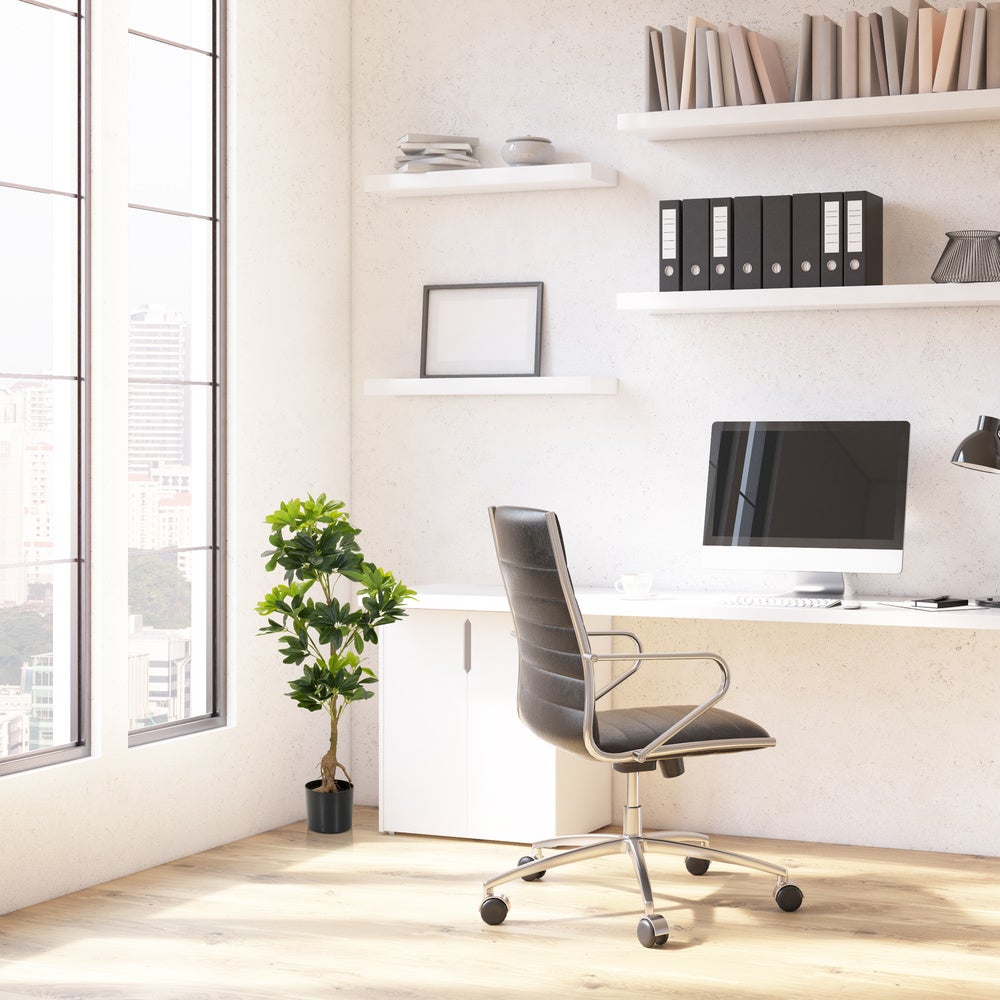 Pianta artificiale / Albero artificiale SCHEFFLERA Plastica Verde hjh OFFICE - 7