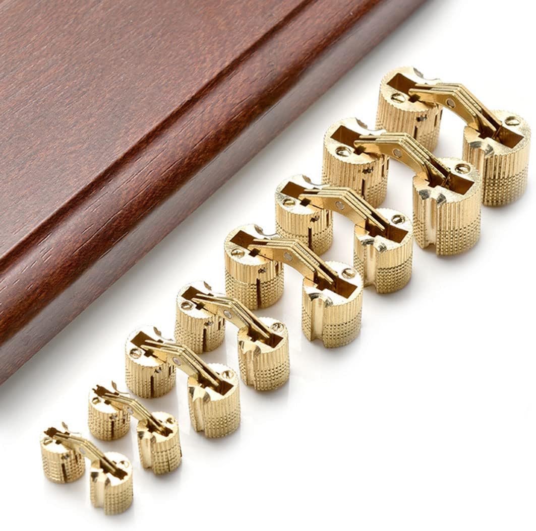 4 charnières en métal pour boîte, charnière cassette