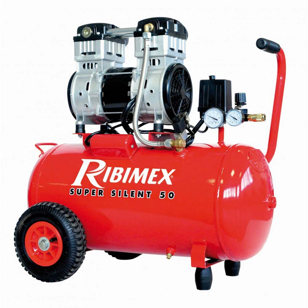Compresseur 2cv silencieux sur cuve 50 litres | Bricoman