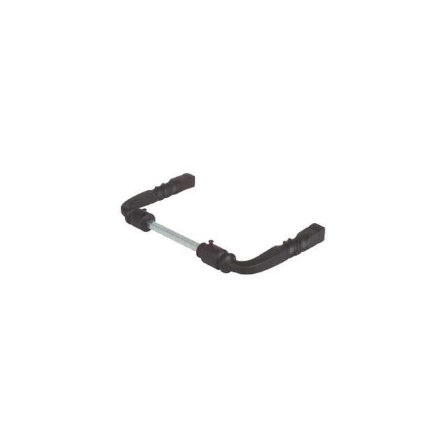 Béquille double style Bourgogne en fer noir carré de 8mm BOUVET B50DB46J