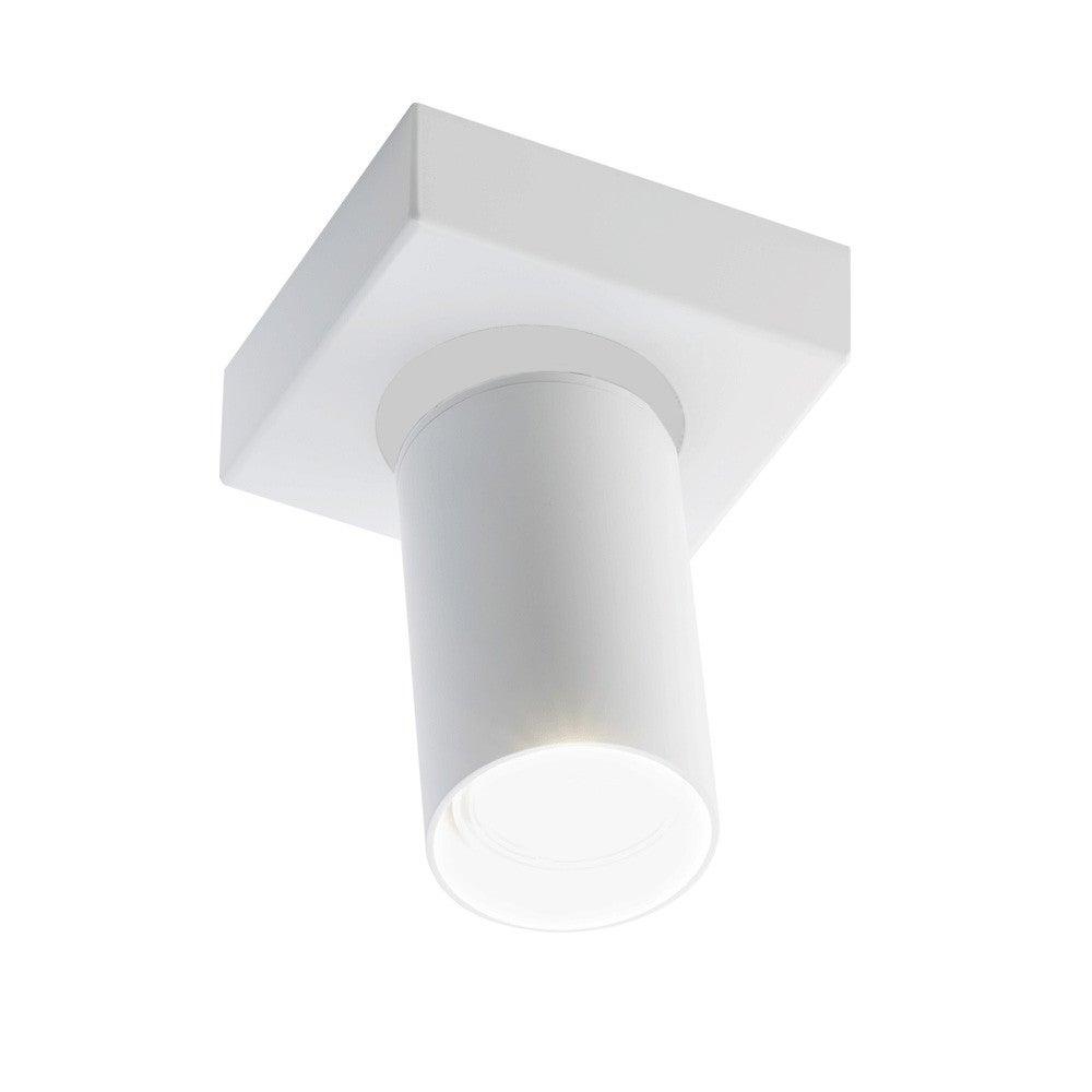 Reflektor sufitowy spot natynkowy Tarumi kwadratowy biały 1xGU10x10W tuba wym: 13 x 10 x 10 cm metal Shilo