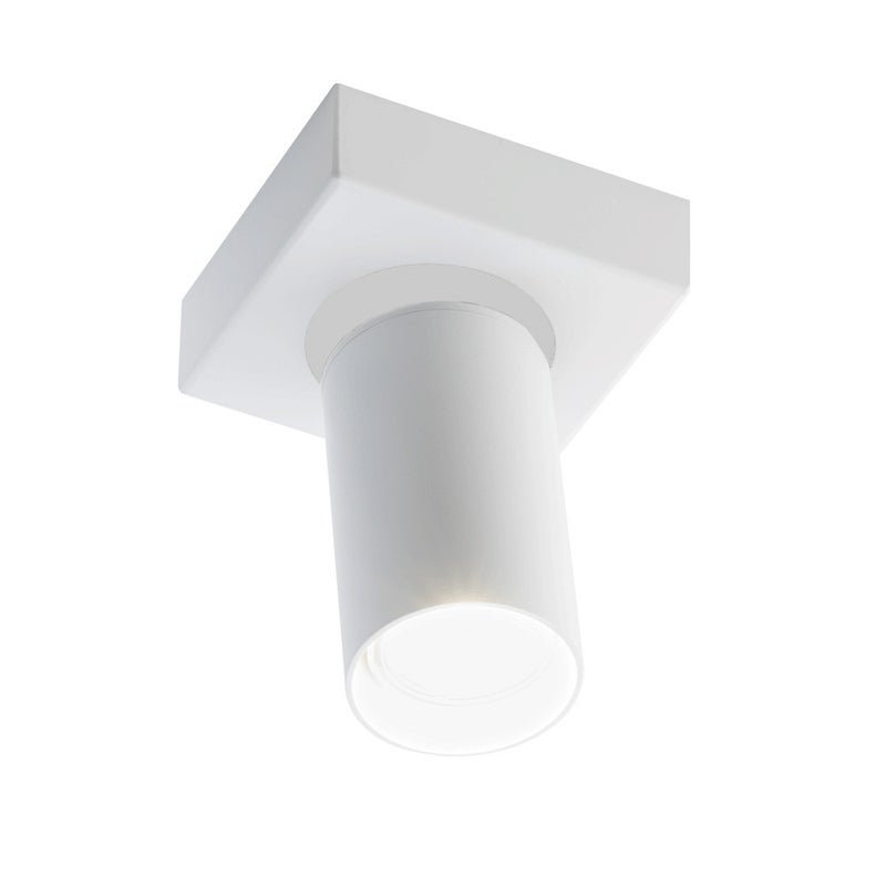 Reflektor sufitowy spot natynkowy Tarumi kwadratowy biały 1xGU10x10W tuba wym: 13 x 10 x 10 cm metal Shilo