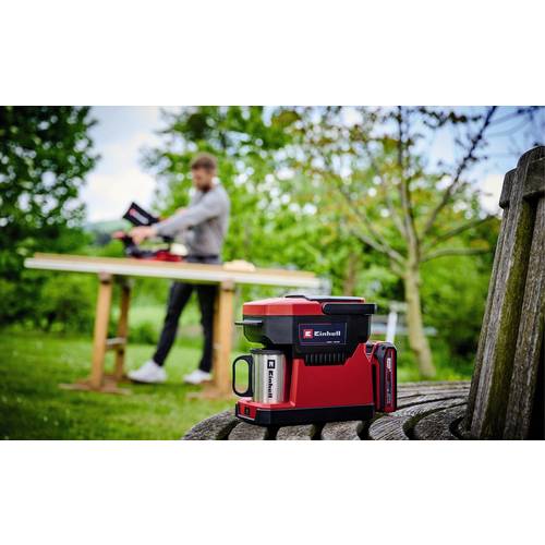 Einhell TE-CF 18 Li-Solo Power X-Change Cafetière rouge Nombre de tasse=1 avec fonction café filtre - 3